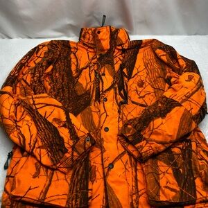 Remington Men’s Orange Camo Hunting Jacket Size Medium